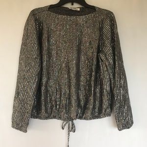 Silver blouse